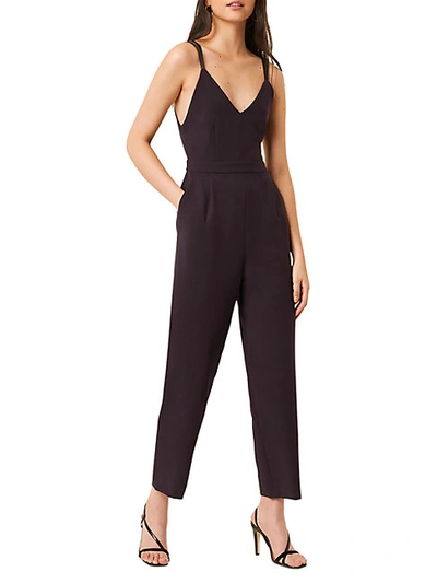 Shop French Connection Anana Whisper Jumpsuit In Utility Blue