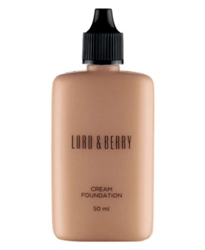 Shop Lord & Berry Face Cream Foundation In Honey