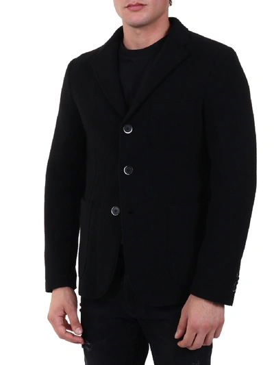 Shop Barena Venezia Wool Jacket Black