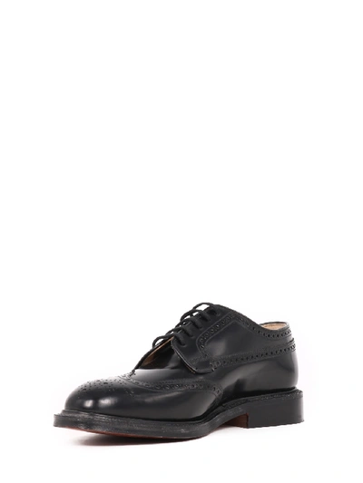 Shop Church's Scarpa Stringata Nero In Black