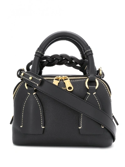Shop Chloé Daria Small Leather Handbag
