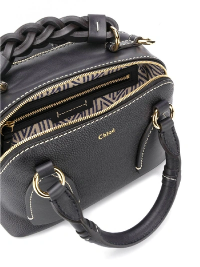 Shop Chloé Daria Small Leather Handbag