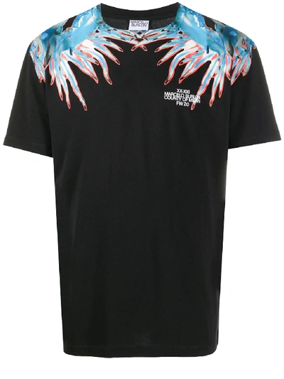 Shop Marcelo Burlon County Of Milan Wings T-shirt Black