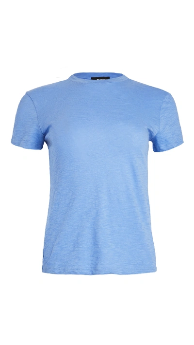 Shop Theory Tiny Tee 2 In Periwinkle