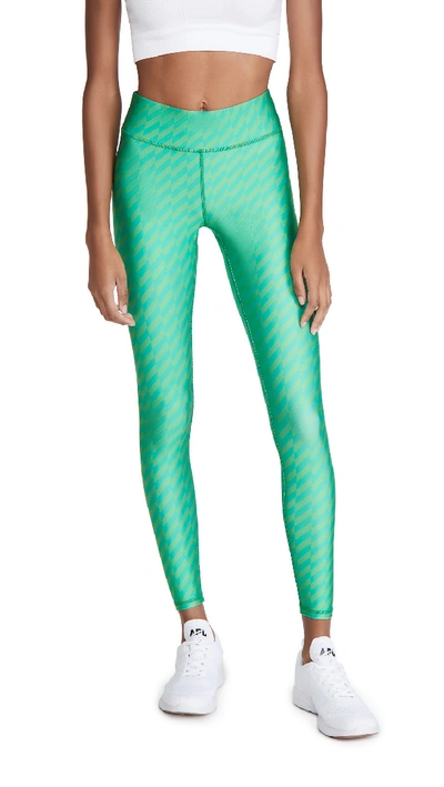 Shop Terez Tall Band Leggings In Grass