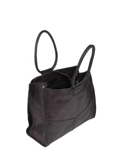 Shop Caterina Lucchi Handbags In Dark Brown