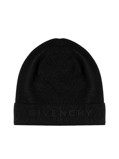 Shop Givenchy Hat In Black Black Logo