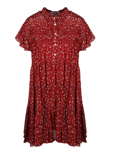 Shop Isabel Marant Étoile Lanikaye Dress In Red
