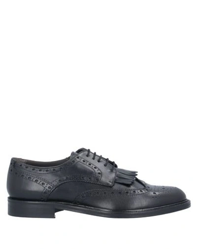 Shop Daniele Alessandrini Lace-up Shoes In Black