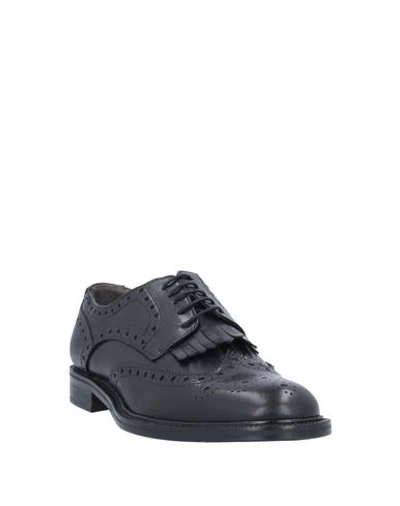 Shop Daniele Alessandrini Lace-up Shoes In Black