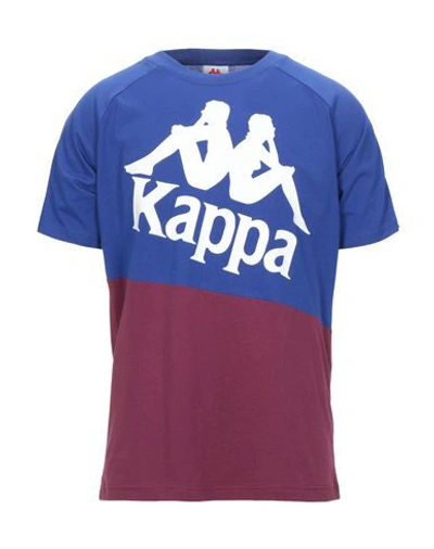 Shop Kappa Man T-shirt Blue Size L Cotton