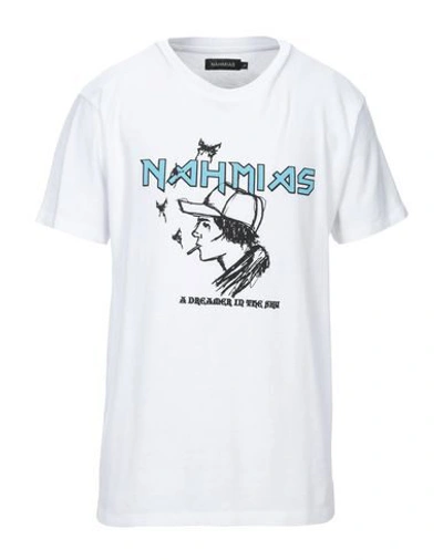 Shop Nahmias T-shirts In White