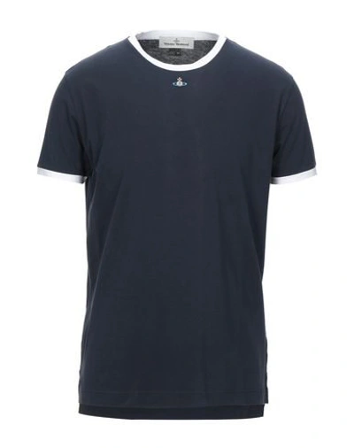 Shop Vivienne Westwood T-shirt In Dark Blue