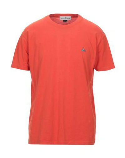 Shop Vivienne Westwood T-shirts In Orange