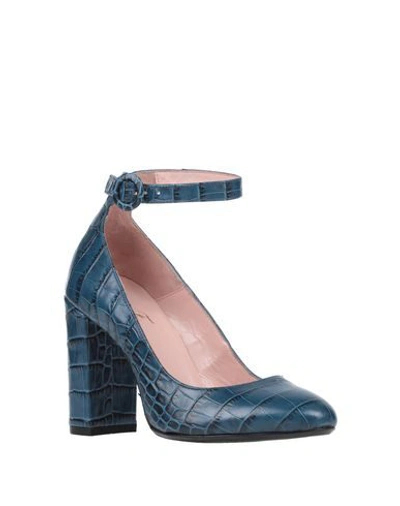 Shop Anna F. Pumps In Blue