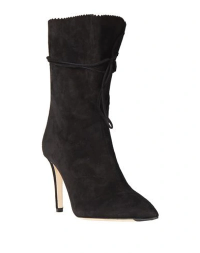 Shop Alexander White Ankle Boots In Black