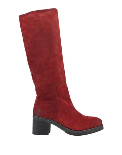 Shop Ernesto Dolani Knee Boots In Brick Red