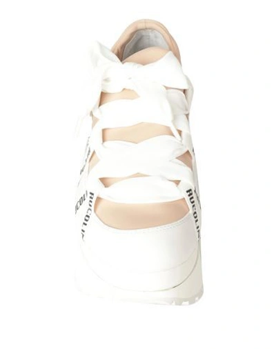 Shop Ruco Line Rucoline Woman Sneakers White Size 7 Soft Leather, Textile Fibers