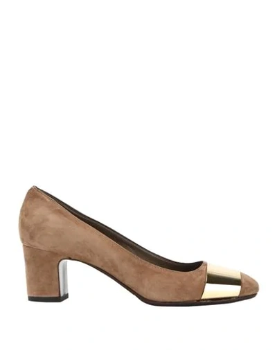 Shop Albano Pumps In Light Brown