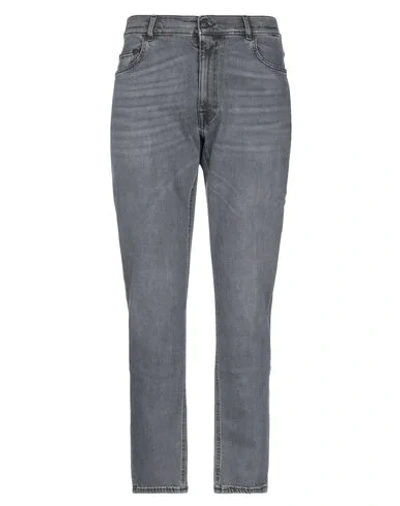 Shop Mauro Grifoni Grifoni Man Jeans Grey Size 29 Cotton, Elastane