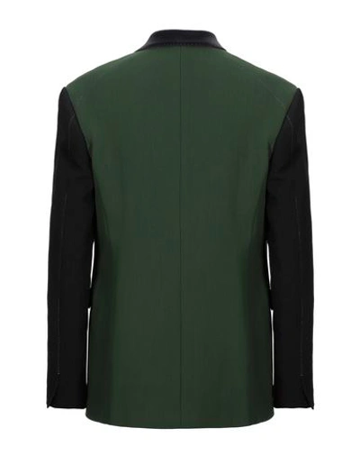 Shop Tom Rebl Suit Jackets In Green