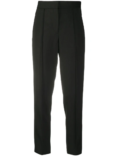 Shop Apc Slim-fit Cropped Trousers In Black