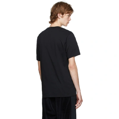 Shop Kenzo Black Tiger T-shirt In 99 Black