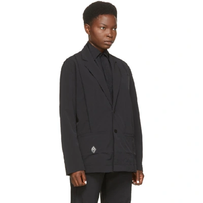 Shop A-cold-wall* Black Rhombus Badge Blazer