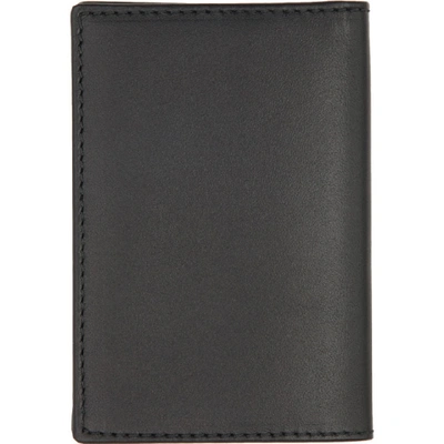 Shop Comme Des Garçons Comme Des Garcons Wallets Black Classic Foldover Bifold Card Holder In 1 Black