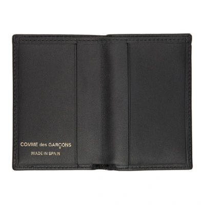 Shop Comme Des Garçons Comme Des Garcons Wallets Black Classic Foldover Bifold Card Holder In 1 Black