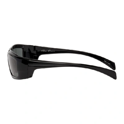 Shop Rick Owens Black Rick Sunglasses In 0909 Black