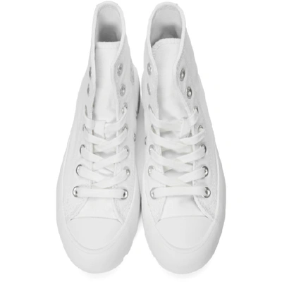 Shop Converse White Ctas Lugged Hi Sneakers