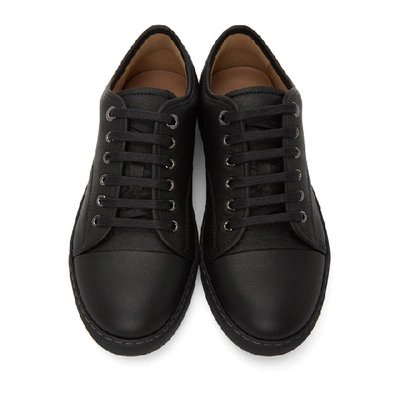 Shop Lanvin Black Dbb1 Sneakers In 10black