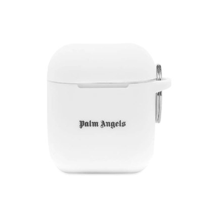 Shop Palm Angels Airpods Case In White