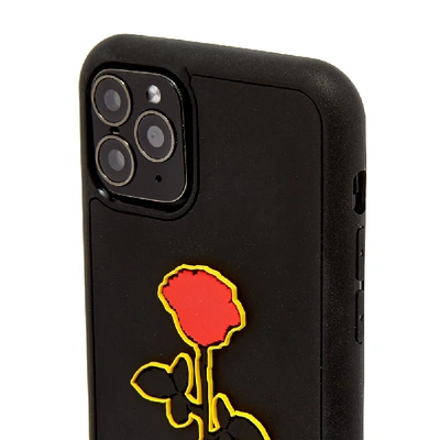 Shop Palm Angels Rose Iphone 11 Pro Case In Black