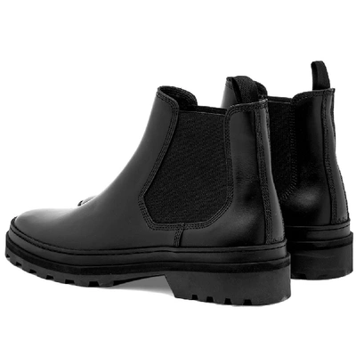 Shop A.p.c. Cali Lug Sole Chelsea Boot In Black