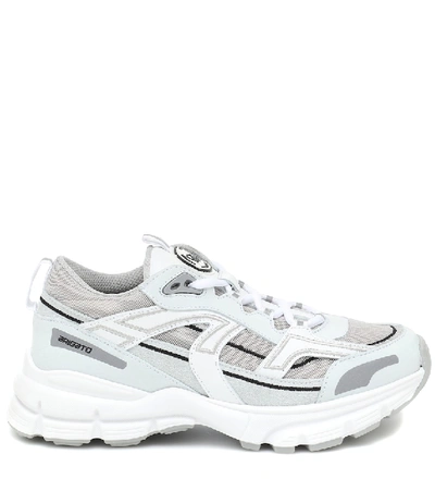 Shop Axel Arigato Marathon R-trail Leather Sneakers In White