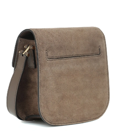 Tom Ford Tara Mini Suede Crossbody Bag In Brown | ModeSens