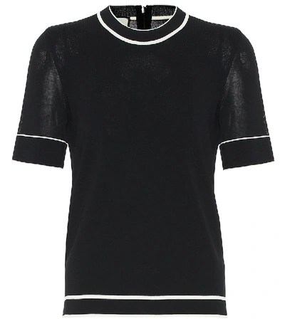 Shop Gucci Knit Top In Black