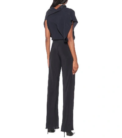 Shop Rick Owens Forever Bias High-rise Flared Pants In Black