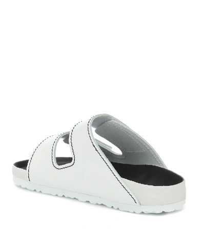 Shop Proenza Schouler X Birkenstock Arizona Leather Sandals In White