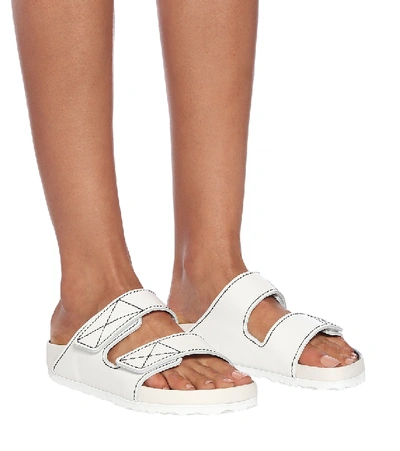 Shop Proenza Schouler X Birkenstock Arizona Leather Sandals In White