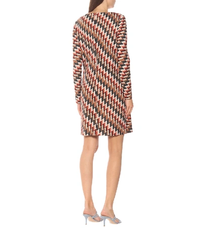 Shop Missoni Zigzag Knit Dress In Multicoloured