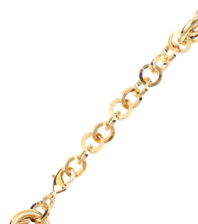 Shop Alessandra Rich Crystal-embellished Choker In Gold