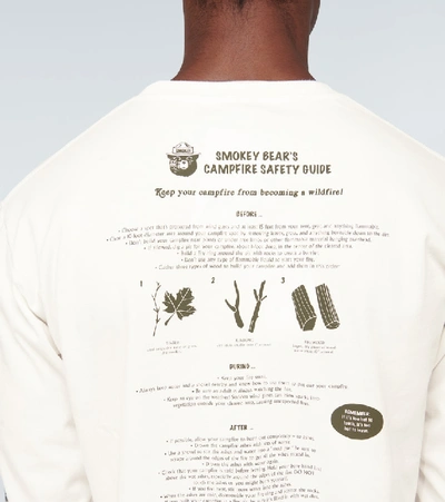 Shop Phipps Smokey Fire Safety T-shirt In White
