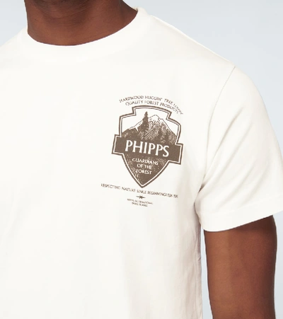 Shop Phipps Park Badge Logo T-shirt In White