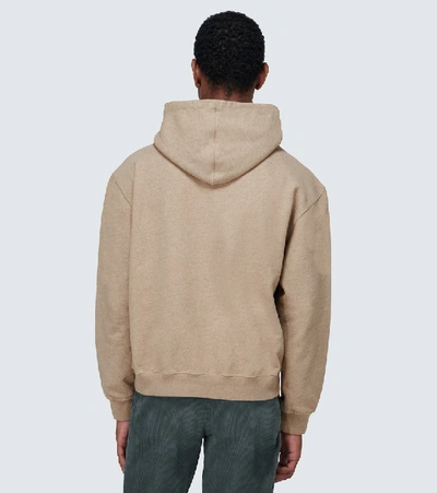 Shop Phipps Lumber Logo Hooded Sweatshirt In Beige