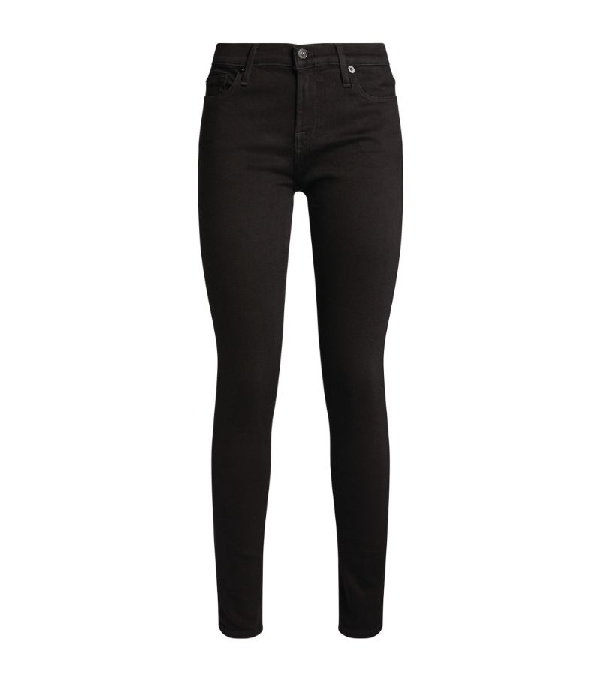 slim illusion luxe high waist skinny in black