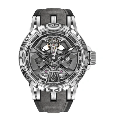 Shop Roger Dubuis Titanium Excalibur Spider Huracan Watch 45mm