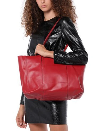 Shop Gianni Chiarini Shoulder Bag In Red